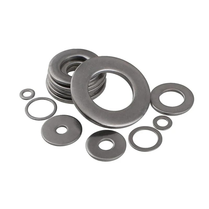 304 Stainless Steel Flat Washers M4x10x0 5mm 50pcs Silver Corrosion Resistant Gasket Pad Ring - Image 3